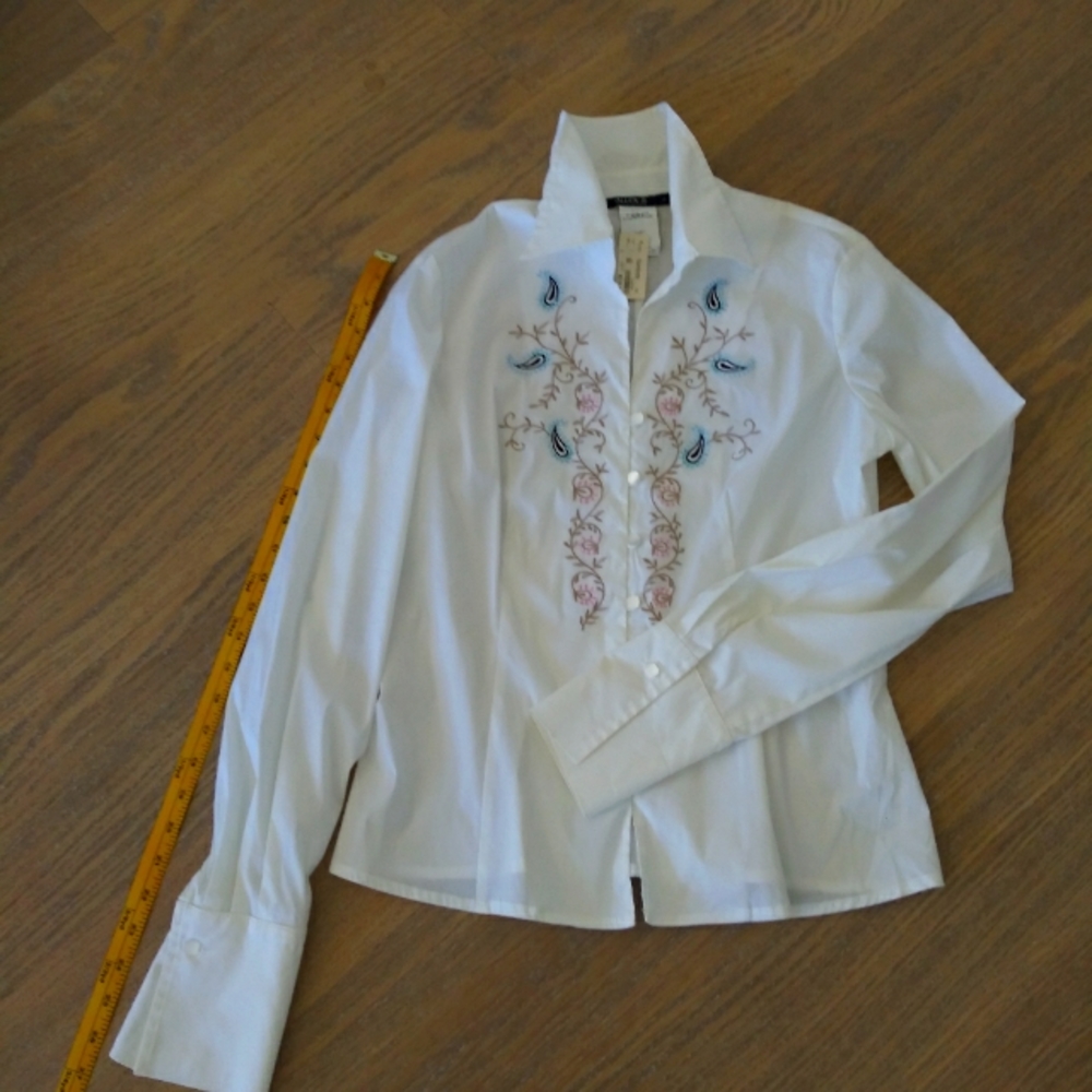 Allen B embroidered shirt